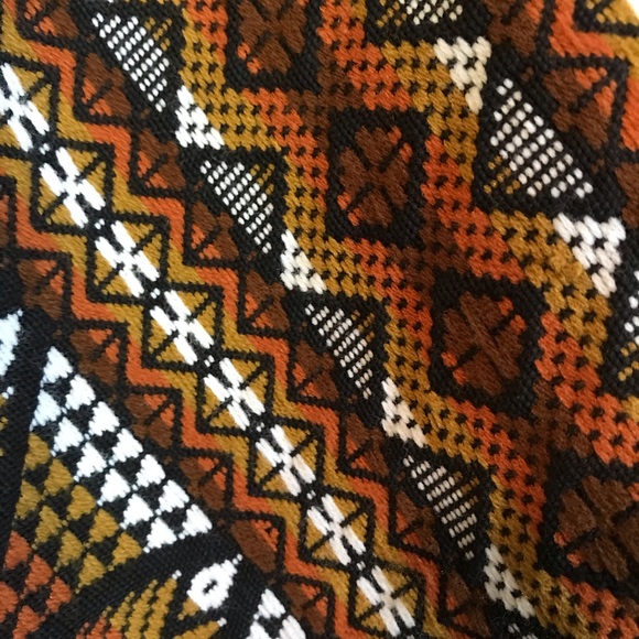 Vintage woven poncho - Picture 2 of 3